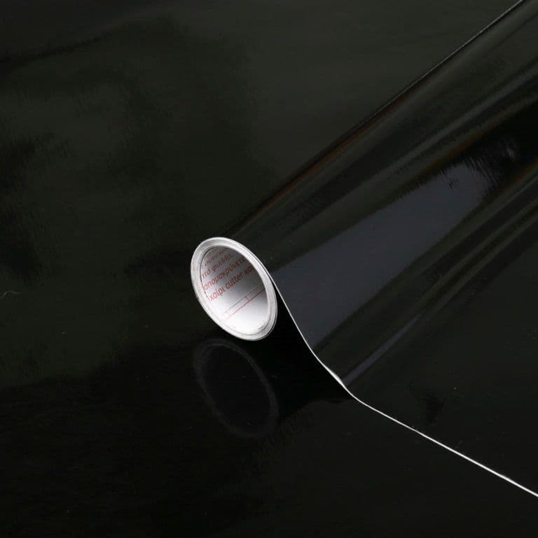 d-c-fix® Self Adhesive Film - Glossy Black - 90cm x 15m