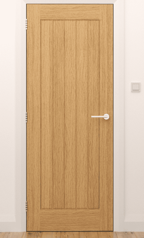 Deanta Cheshire Unfinished Oak Door - 1981 x 838mm