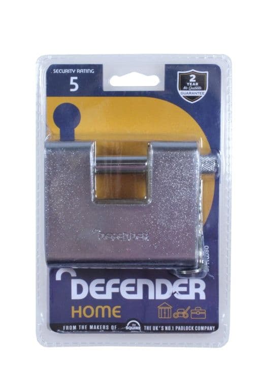 Defender Armoured Warehouse Lock - 80mm