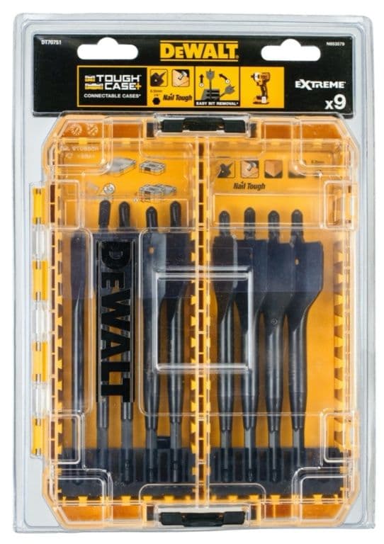 DeWalt Impact Flatwood Drill Bit - 9 Piece