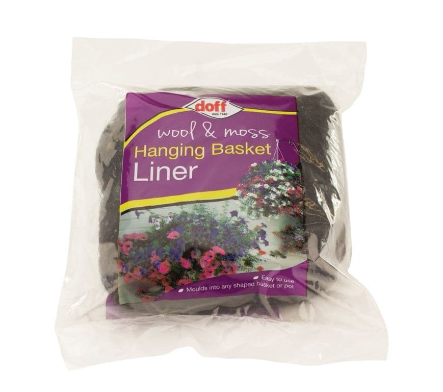 Doff Hanging Basket Liner - Wool & Moss