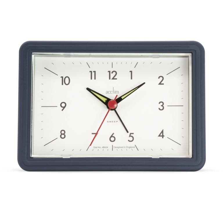 Drake Non Ticking Alarm - Suede Blue