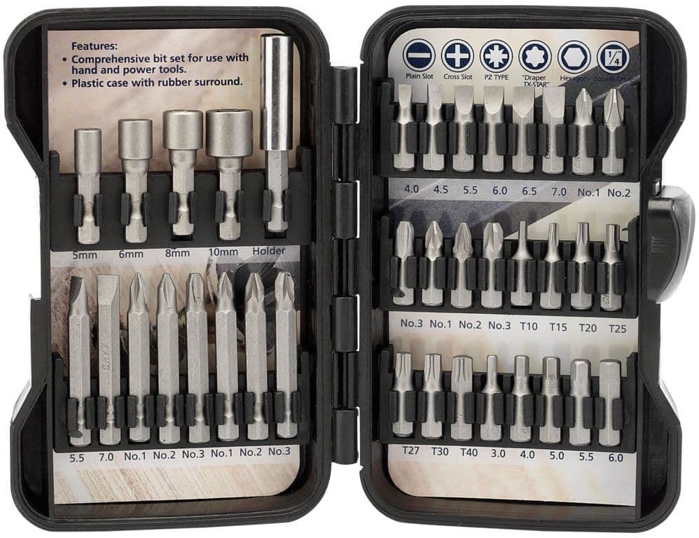 Draper Insert Bit Set - 37 Piece