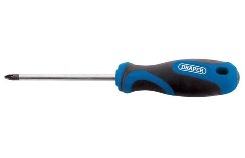 Draper Soft Grip Pozi Screwdriver - No 0 x 75mm