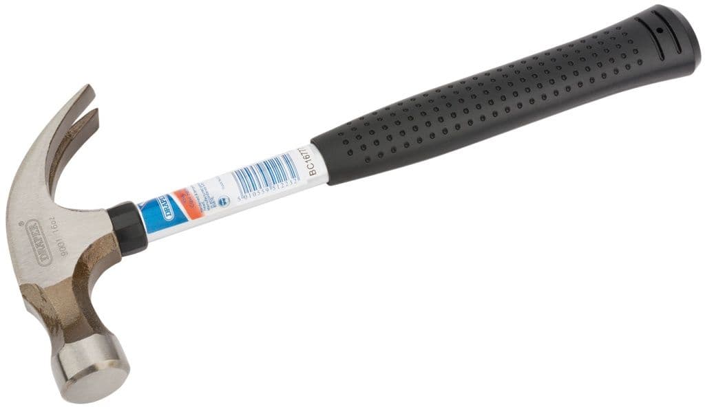 Draper Tubular Shaft Claw Hammer - 450g