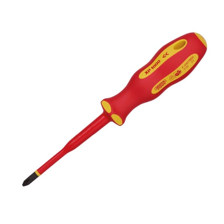 Draper VDE Cross Slot Screwdriver No.2 - 100mm