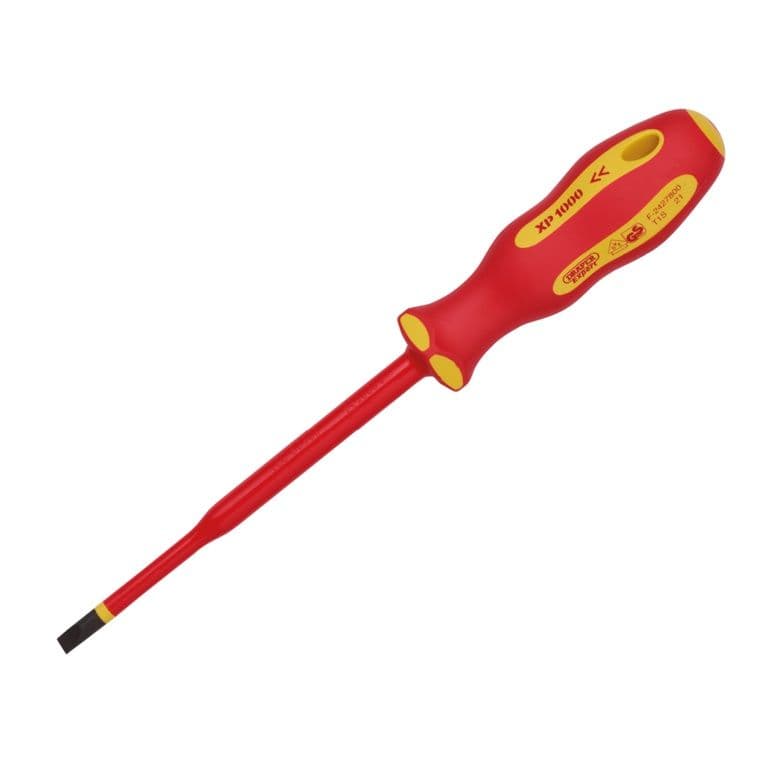Draper VDE Plain Slot Screwdriver - 5.5x125mm