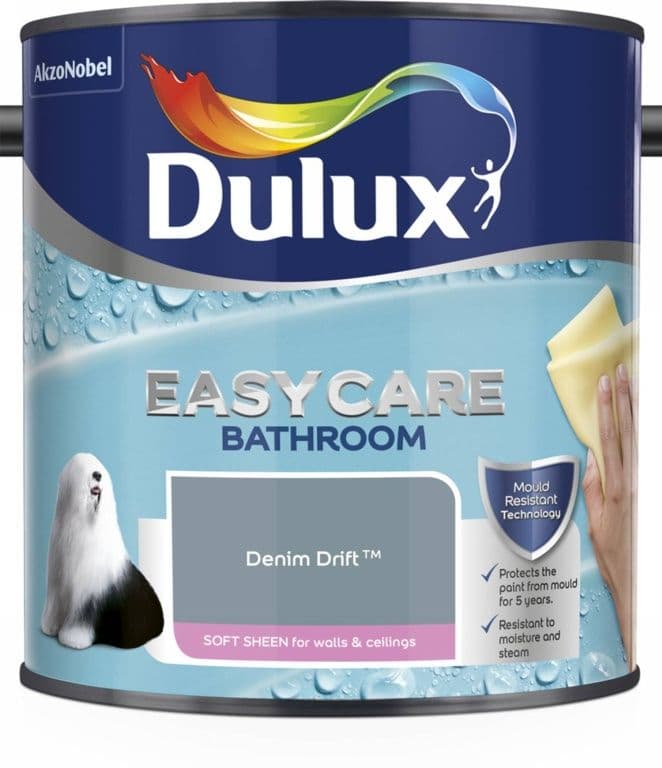 Dulux Easycare Bathroom Soft Sheen 2.5L - Denim Drift