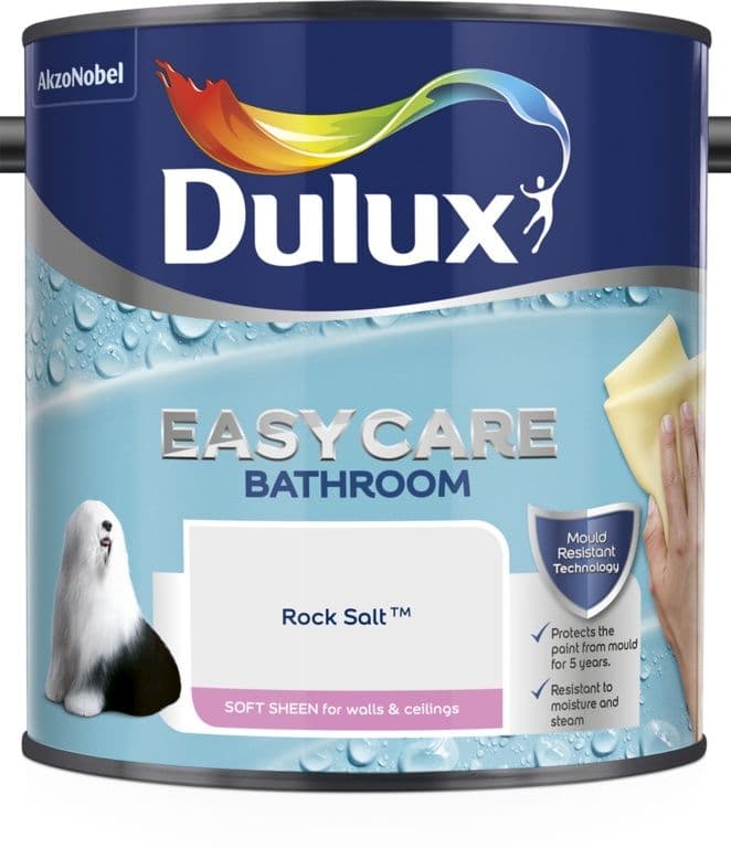 Dulux Easycare Bathroom Soft Sheen 2.5L - Rock Salt