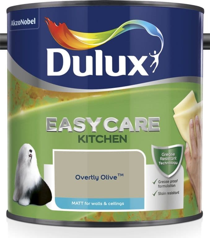 Dulux Easycare Kitchen Matt 2.5L - Overtly Olive