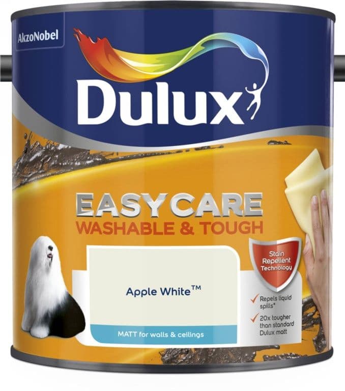 Dulux Easycare Matt 2.5L - Apple White