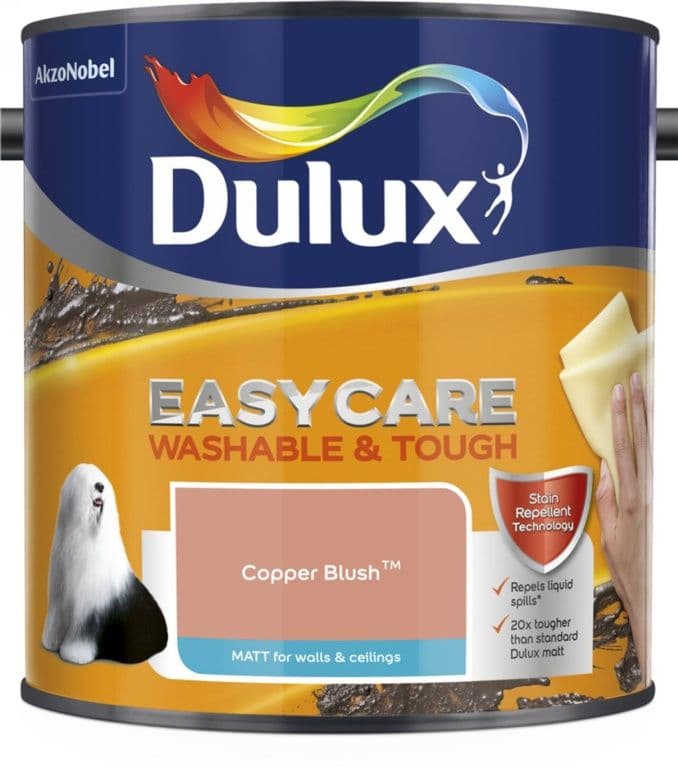 Dulux Easycare Matt 2.5L - Copper Blush