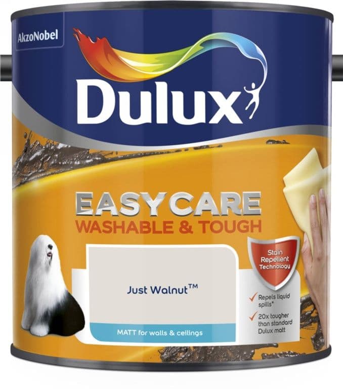 Dulux Easycare Matt 2.5L - Just Walnut