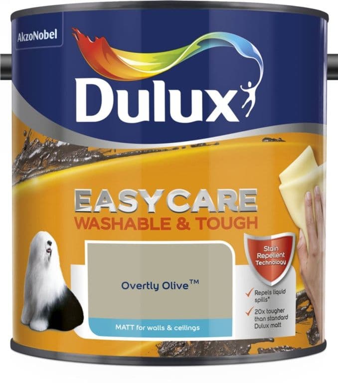 Dulux Easycare Matt 2.5L - Overtly Olive