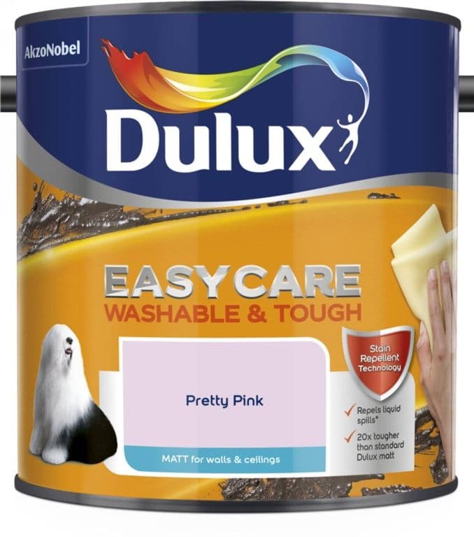 Dulux Easycare Matt 2.5L - Pretty Pink