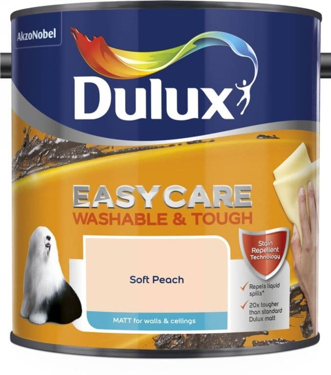 Dulux Easycare Matt 2.5L - Soft Peach