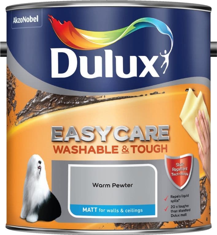Dulux Easycare Matt 2.5L - Warm Pewter