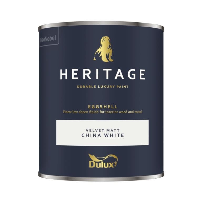 Dulux Heritage Eggshell 750ml - China White