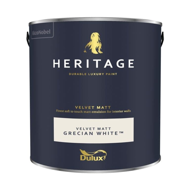 Dulux Heritage Matt 2.5L - Grecian White