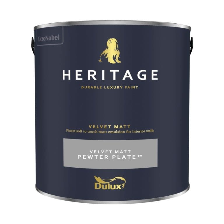 Dulux Heritage Matt 2.5L - Pewter Plate
