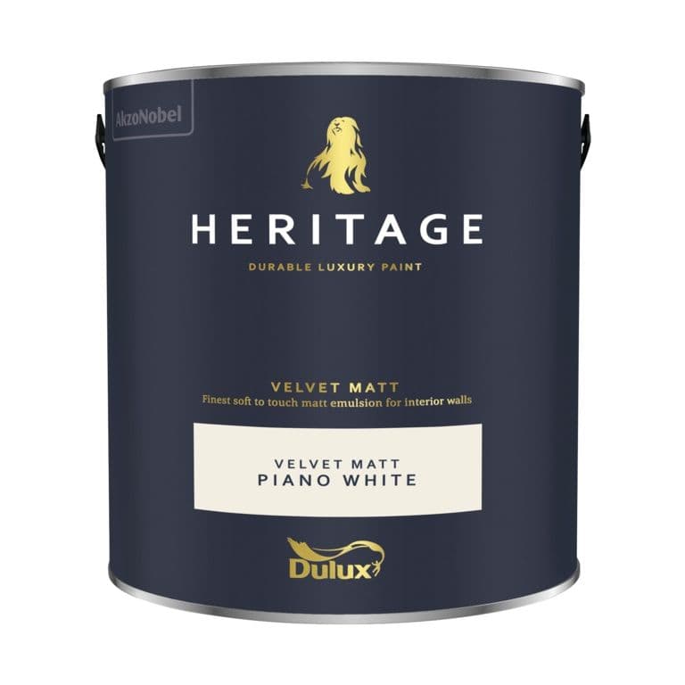 Dulux Heritage Matt 2.5L - Piano White