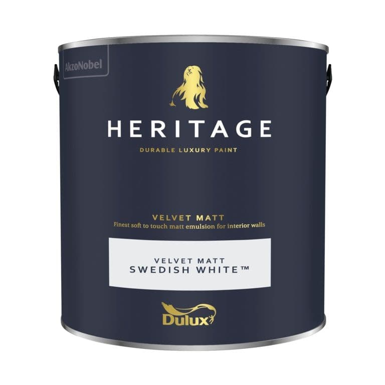 Dulux Heritage Matt 2.5L - Swedish White