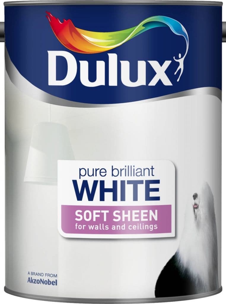 Dulux Soft Sheen 5L - Pure Brilliant White