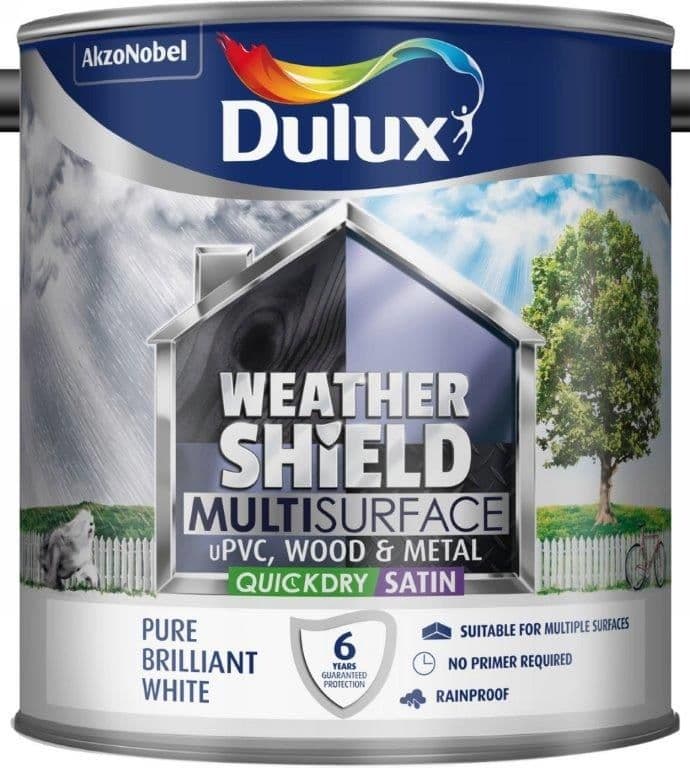 Dulux Weathershield Multi Surface 2.5L - Pure Brillaint White