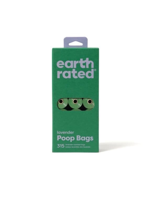 Earth Rated 315 Poop Bags - 21 Rolls Lavender