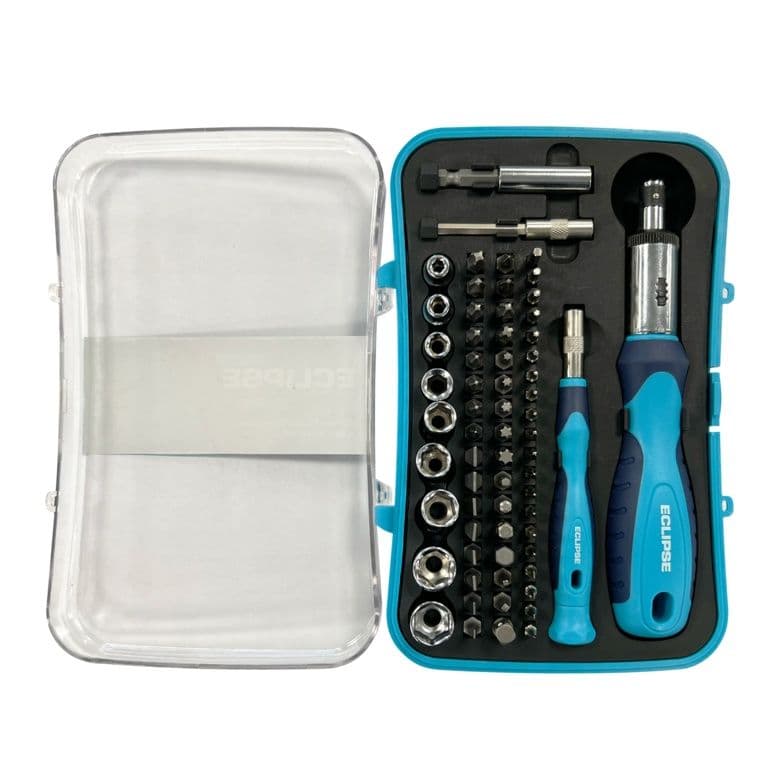 Eclipse Ratchet Screwdriver Socket Set - 65 Piece