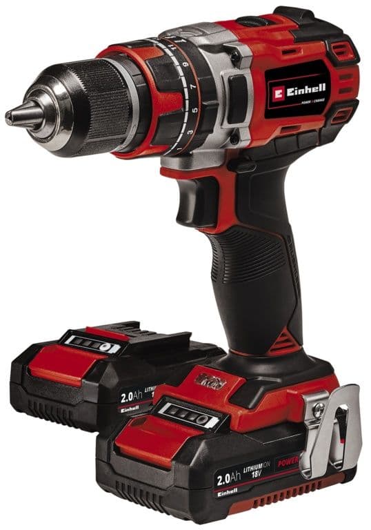 Einhell PXC 18V Brushless 50Nm Combi Drill Kit (2 x 2Ah batteries) - 2x2ah