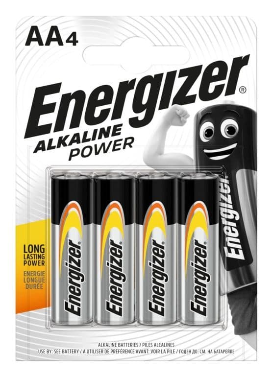 Energizer Alkaline Power AA E91 - Pack 4