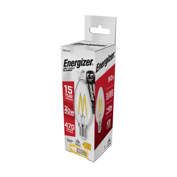 Energizer Filament LED Candle SES E14 2700k - 4w