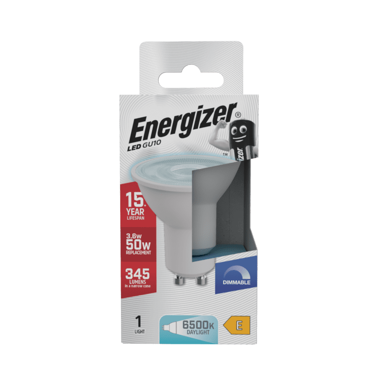 Energizer LED GU10 Dimmable 3.6w - 360lm