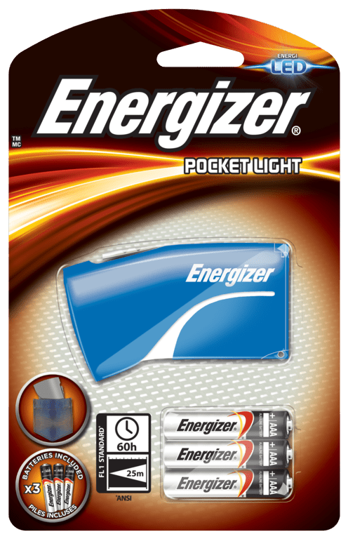 Energizer Pocket Flashlight With Battery