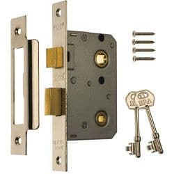 Era Bathroom Locks 64mm - Finish: Brass Effect