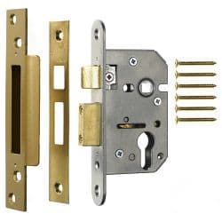 Era Euro Pro-fit Sashlock Case 63mm - Finish: Brass Effect