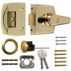 Era Replacement Front Door Lock 40mm - Finish: Polished Chrome Body - Chrome Cylinder