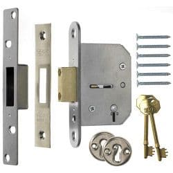 Era Viscount Mortice Deadlock - Brass Effect 63mm