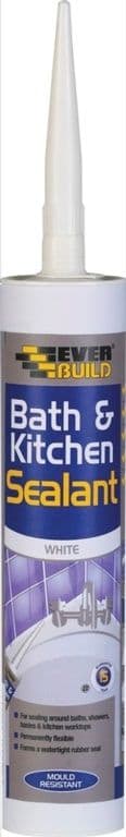 Everbuild Bath & Kitchen Sealant - C3 White