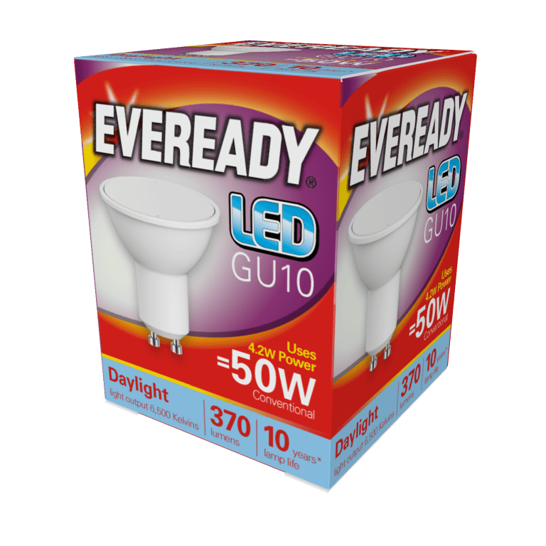 Eveready LED GU10 5W - 370lm Daylight 6500k