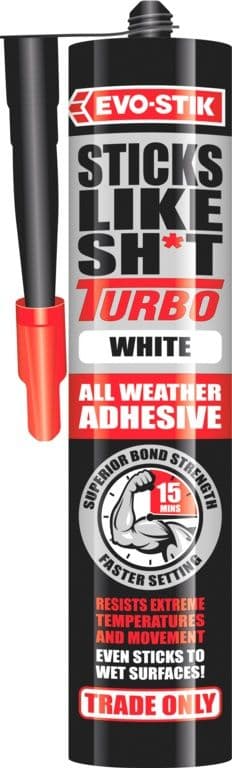Evo-Stik Sticks Like Sh*t Turbo - White 290ml