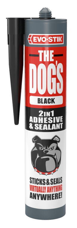 Evo-Stik The Dog's 2 In 1 Adhesive & Sealant - 290ml Black