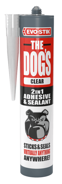 Evo-Stik The Dog's 2 In 1 Adhesive & Sealant - 290ml Clear