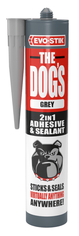 Evo-Stik The Dog's 2 In 1 Adhesive & Sealant - 290ml Grey