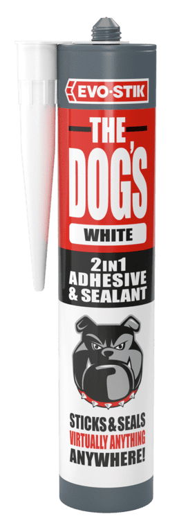 Evo-Stik The Dog's 2 In 1 Adhesive & Sealant - 290ml White