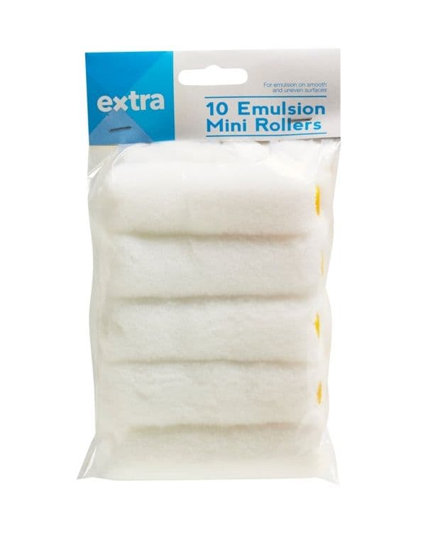 Extra Mini Roller Sleeves - 4" Emulsion