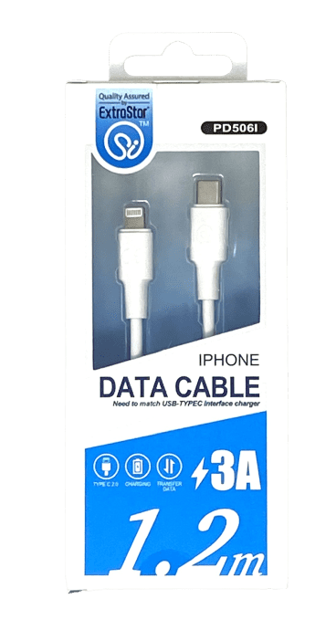 Extrastar Iphone Lightning Type C Cable - 1.2m