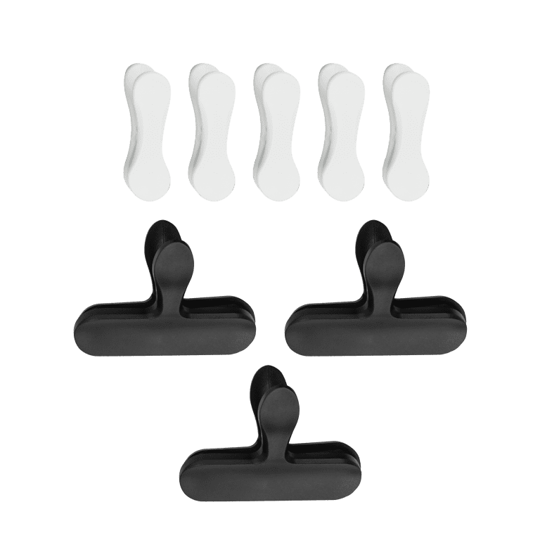 Fackelmann Bag Clips Black & White - Set 8