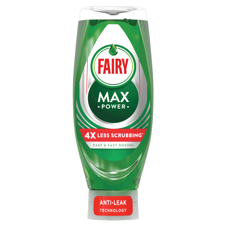 Fairy Max Power Anti Bacterial Washing Up Liquid 640ml - Original
